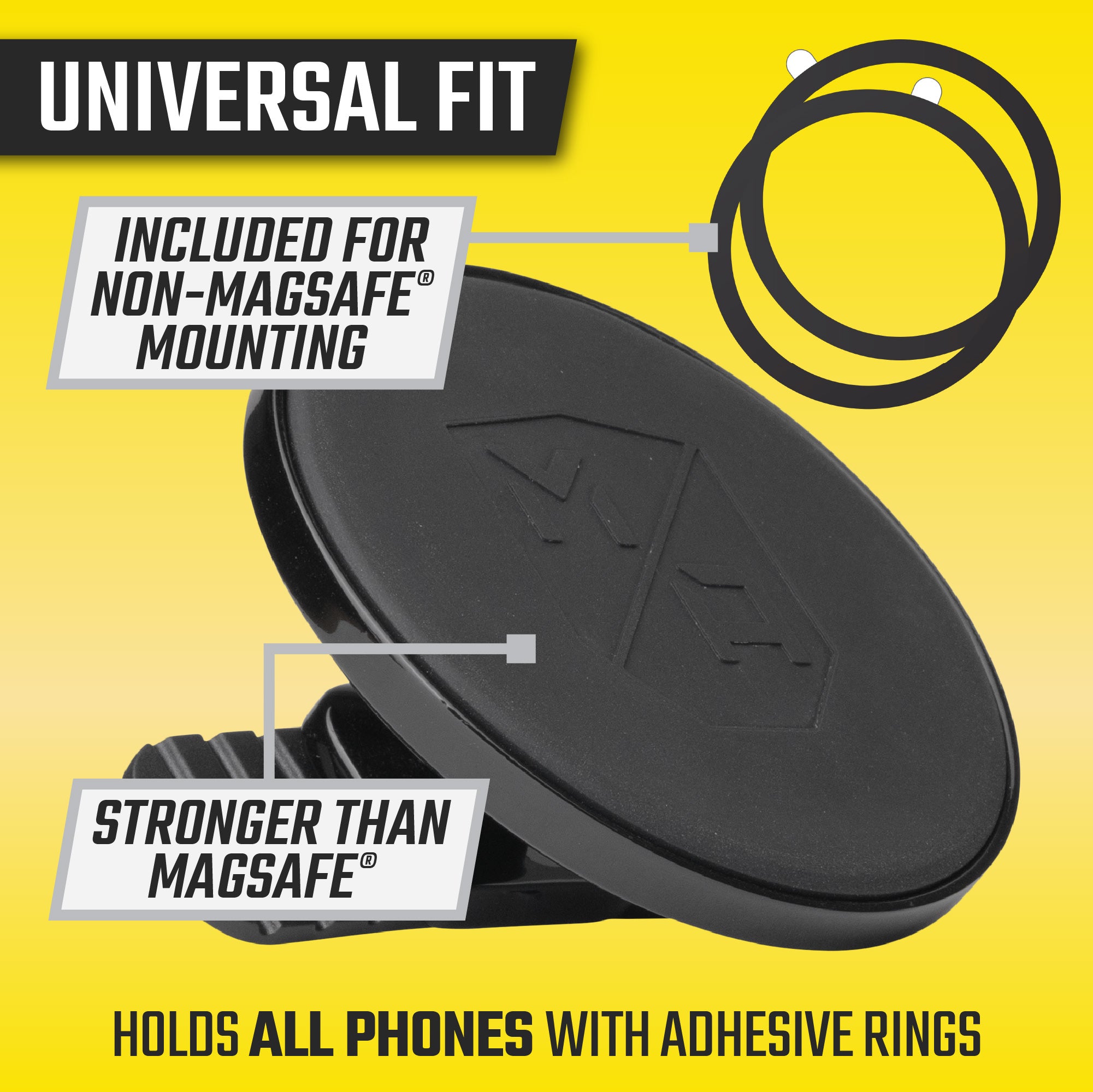 MobNetic Slim | Non-Charging MagSafe® Phone Mount for All Dashboards