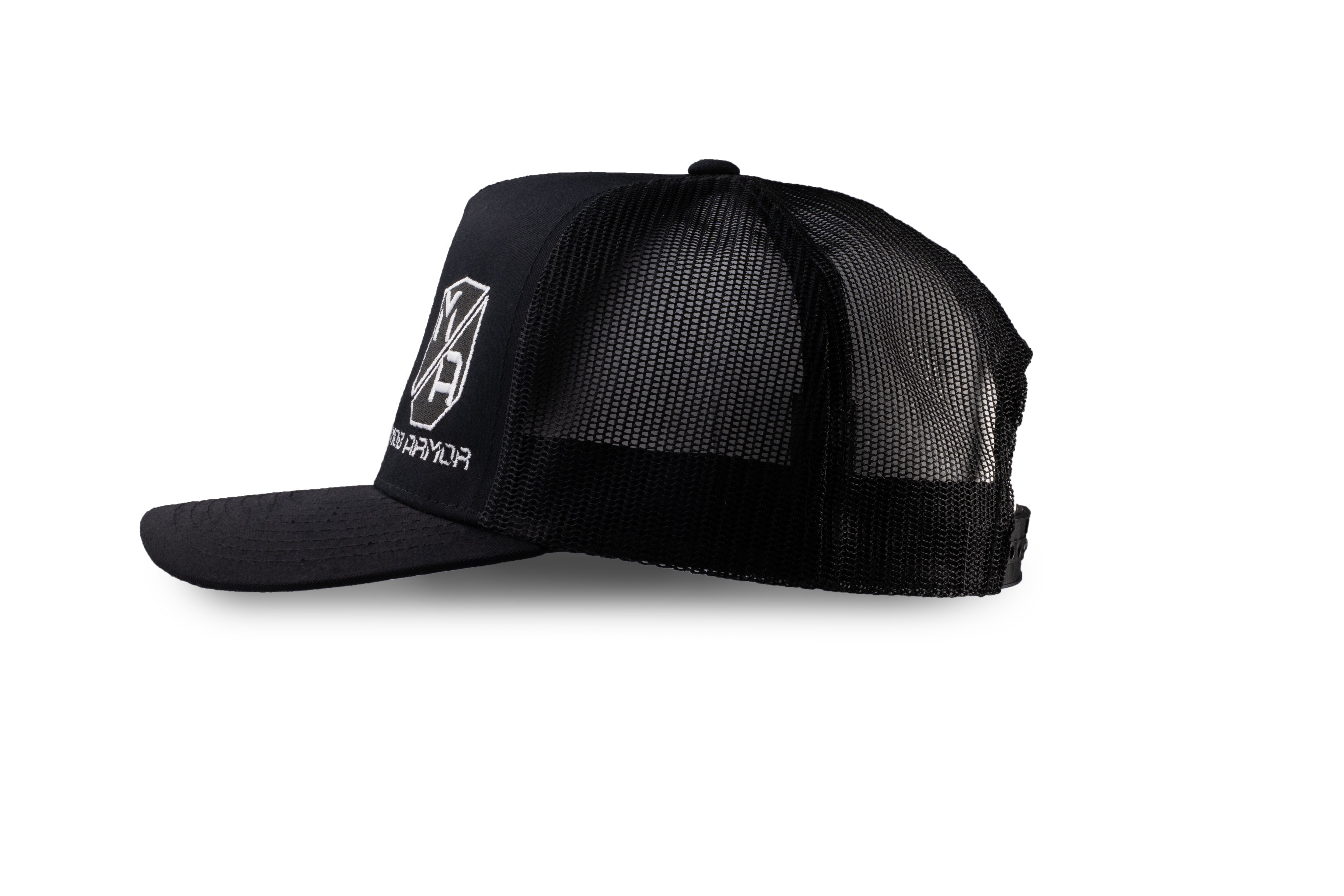 Mob Armor Logo Black/Black Trucker Hat