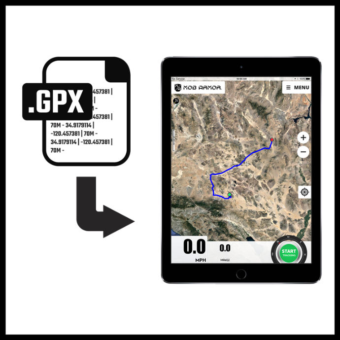 MOB Armor GPX- GPS tracker off road