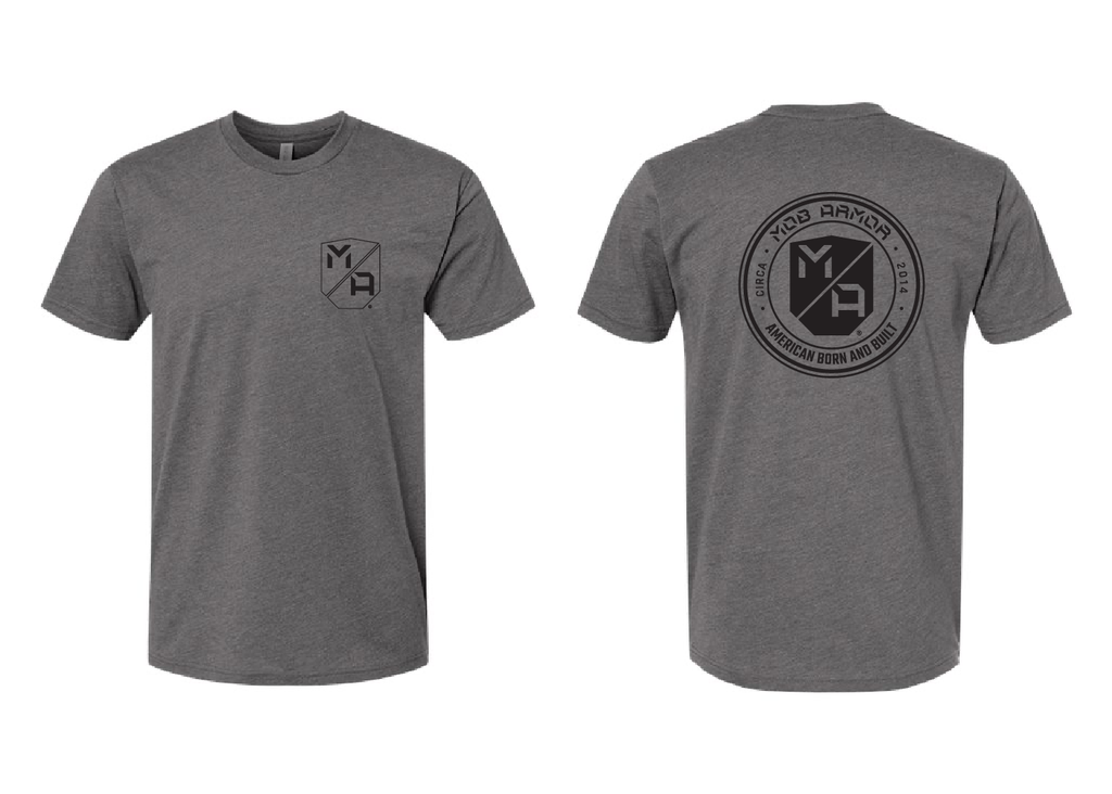 Mob Armor Crest T-Shirt Grey