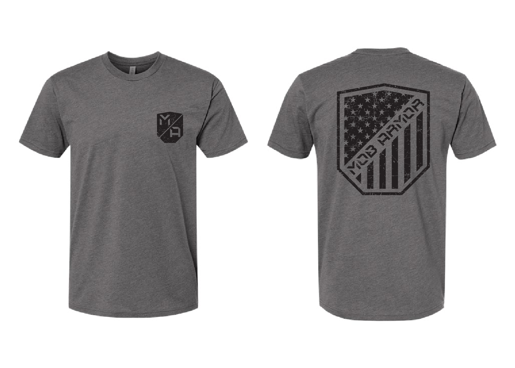 Mob Armor Flag T-Shirt Grey