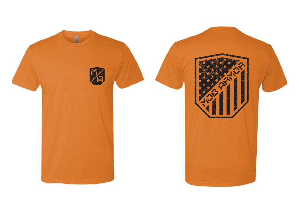 Mob Armor Flag T-Shirt Orange